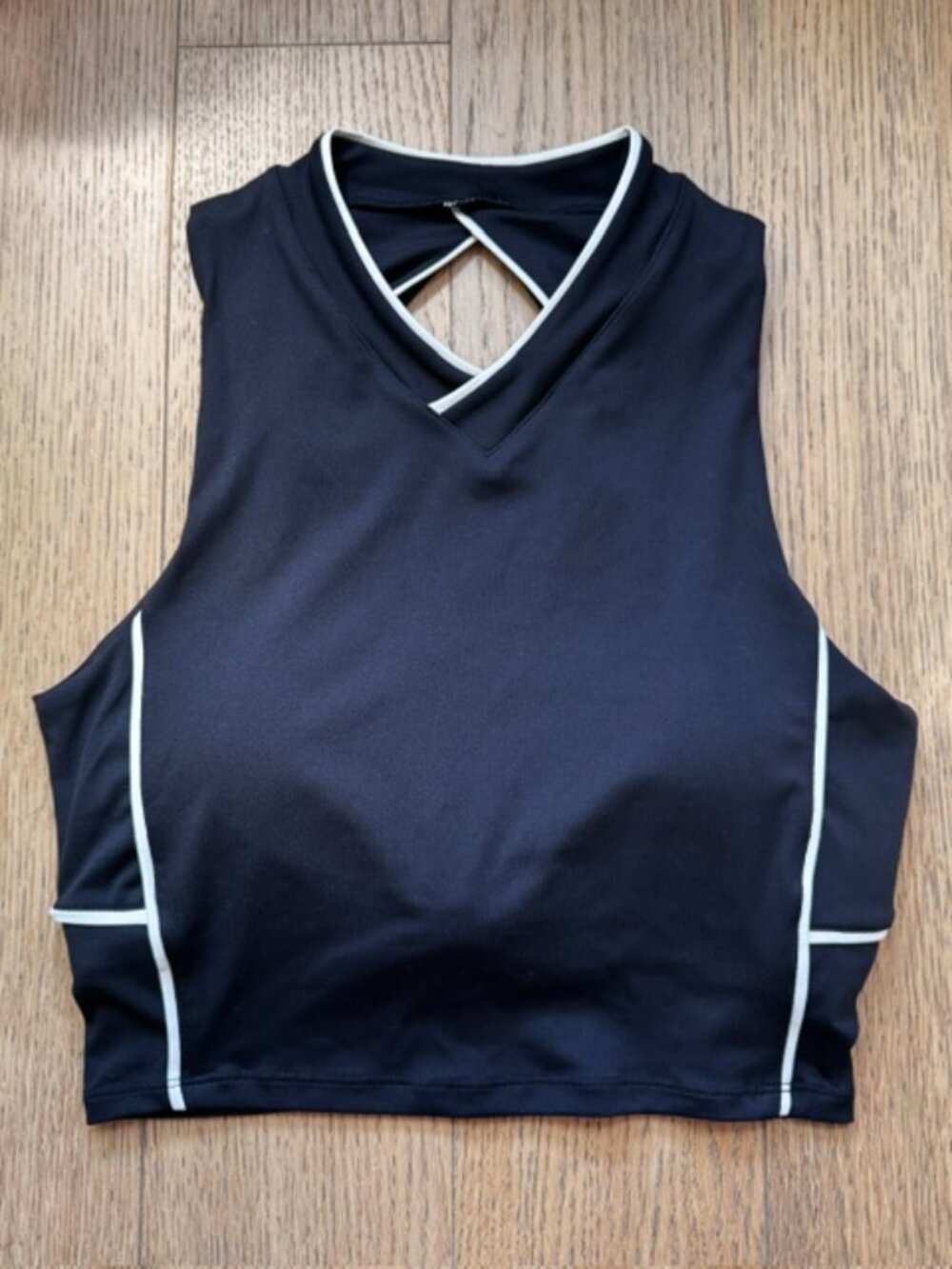 Oysho NWT Black Sports Bra Quick Dry Padded - Size M
